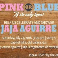 Baby Shower Invitation - FB @theedsellentvp