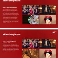 Video outline for the Häagen-Dazs company.