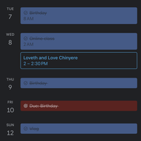 Calendar  Management 