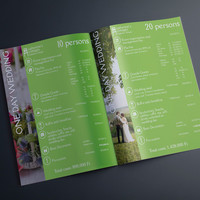 Wedding brochure design