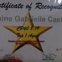 First Recognition as a Customer Service Representative