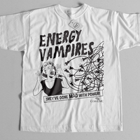 T-shirt design created for local power co contest (mockup).