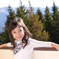 Beautiful girl smiling