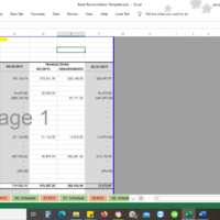 Bank recon-msexcel