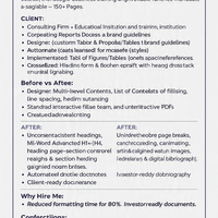 Document formatting 