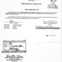 Civil Service Professional Eligible