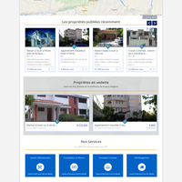 Website of a Real Estate