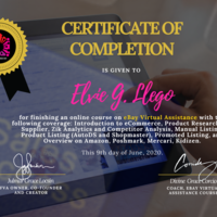 Certification of Completion eCommerce 