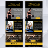 Stronger Every Day: Email Design for Fitness Club