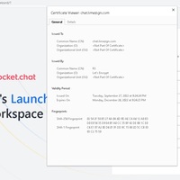 SSL Certificate on Rocket Chat