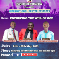 Graphic design for Prayer online 
