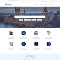 Medical tourism website