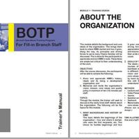 Training Manual (Indesign, Word)