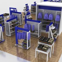 Boys Wear Dept Mall Fixtures