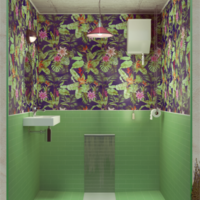 3D scene created with Blender