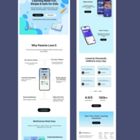 Chilren Study website design