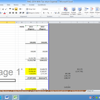 Screenshot my client Balance sheet