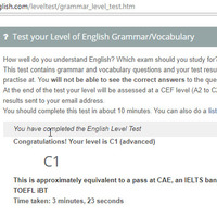English Grammar/Vocabulary Test
