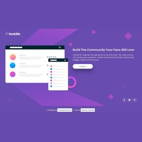 Landing Page with Introduction Component(Desktop View)