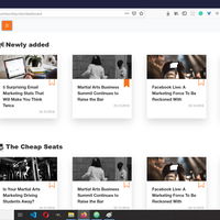 Dashboard page