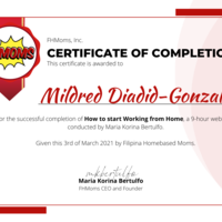 Work From Home Webinar Completion