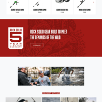 Developed fully responsive (RWD) site for Zebco Quantum