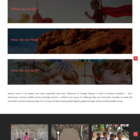 Front Page made from WordPress