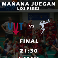 Flyer designed for the volleyball team's matches