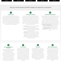 ACUDEO College homepage