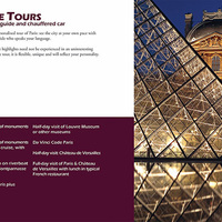 Paris International VIP booklet (A4) interior design