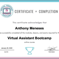 Virtual Assistant Bootcamp Certification