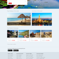Travel based website in core php