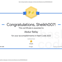 Google's HASH CODE competition