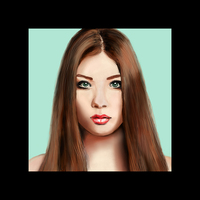 Digital painting created in Adobe Photoshop CC