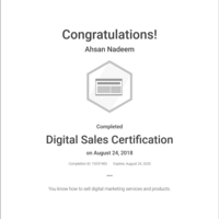 My digital certificate