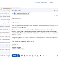 Executive Assistant - Client communication