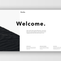 Welcome Landing Page