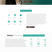 Zoowise web design mockup