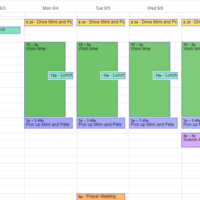 Calendar management