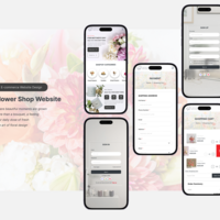 Flower Shop Website (E-Commerce)