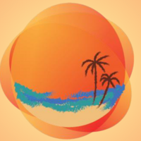 Beach Graphic Designing