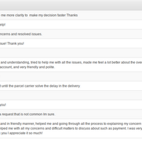 Amazon customers feedback