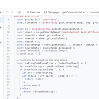 Connecting Google Sheets  entries to Firebase.