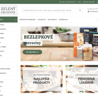zelenyobchodik.sk - WordPress e-commerce, design