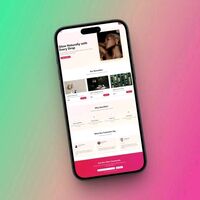 Mobile-first design for an e-commerce brand.
