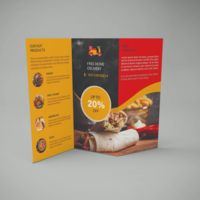 Smuk Spicy Restaurant Broucher Back