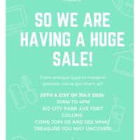 Ad made for a yard sale