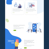 Marketing agency website