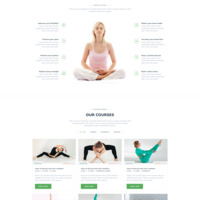 Yoga - Landing Page Template