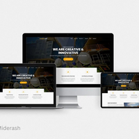 Responsive corporate website design.